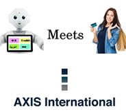 Axis provides Pepper information guidance service for inbound business